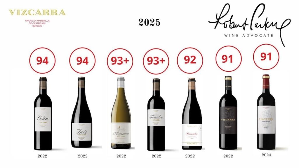 puntuaciones parker vizcarra 2025